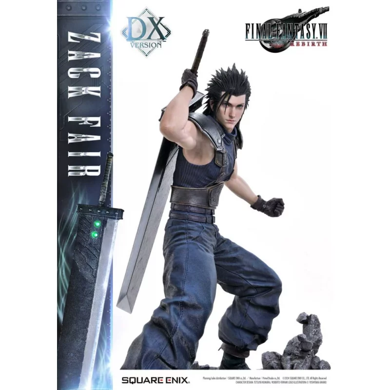 Final Fantasy VII Rebirth Statue 1/4 Zack Fair Deluxe Version 57 cm