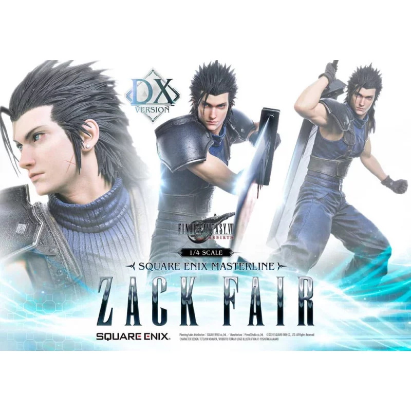 Final Fantasy VII Rebirth Statue 1/4 Zack Fair Deluxe Version 57 cm