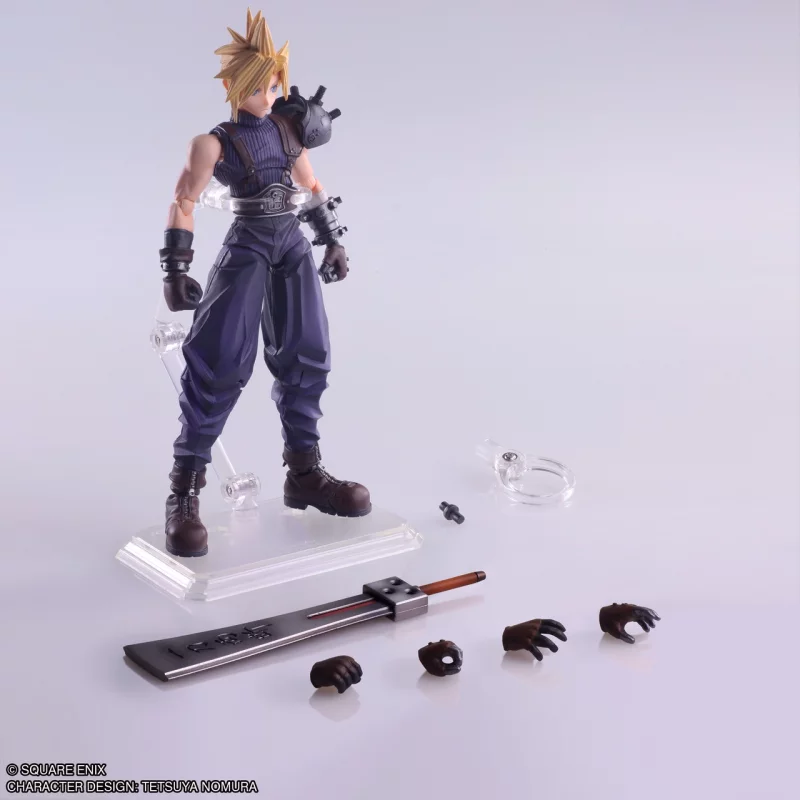 Final Fantasy VII Bring Arts Action Figure Cloud Strife « Hardedge » version 15cm