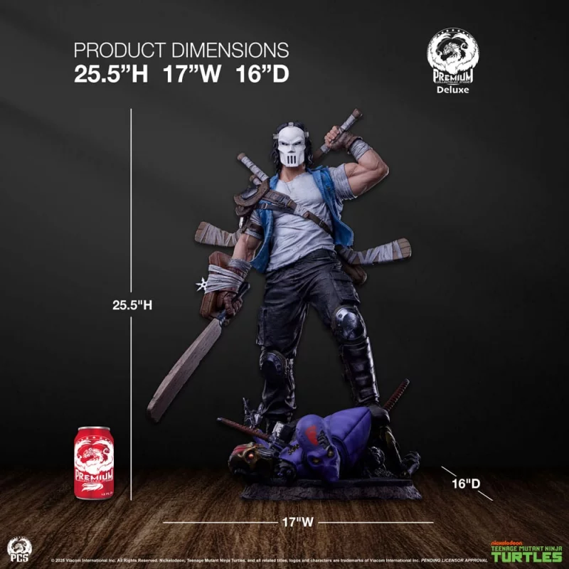 Les Tortues Ninja Legends Statue 1/3 Casey Jones Deluxe Edition 65 cm