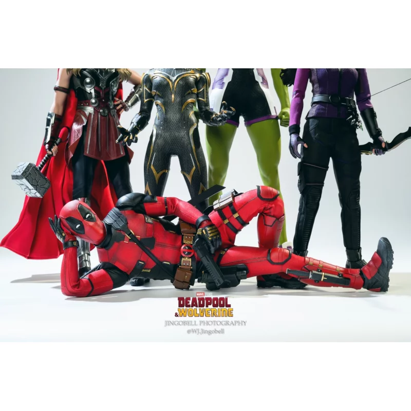 Hot Toys MMS746 Deadpool &amp; Wolverine Collectible Action Figure 1/6 Deadpool Special Edition 31cm