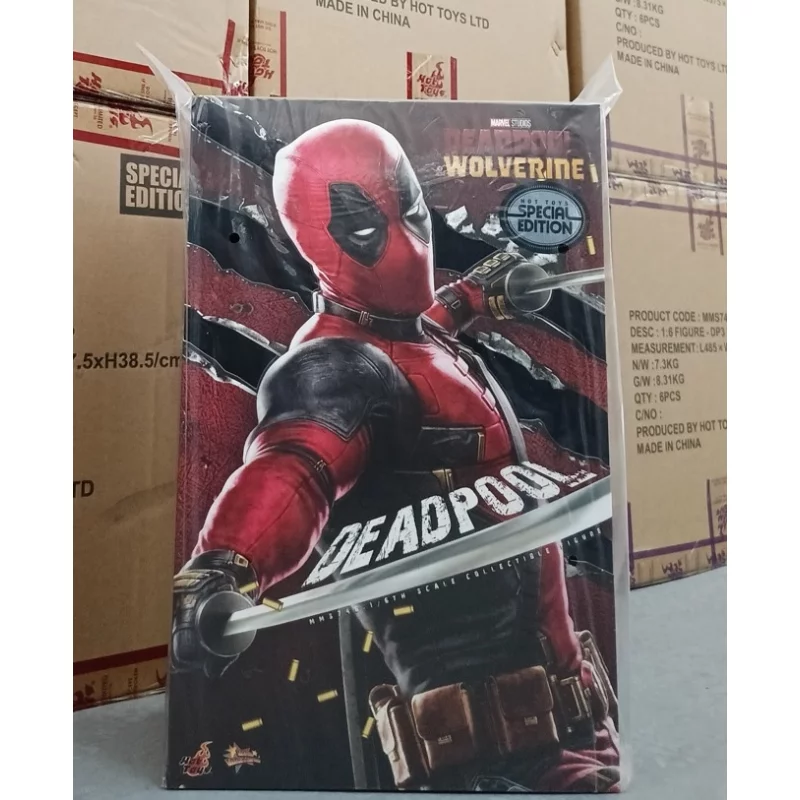 Hot Toys MMS746 Deadpool &amp; Wolverine Collectible Action Figure 1/6 Deadpool Special Edition 31cm