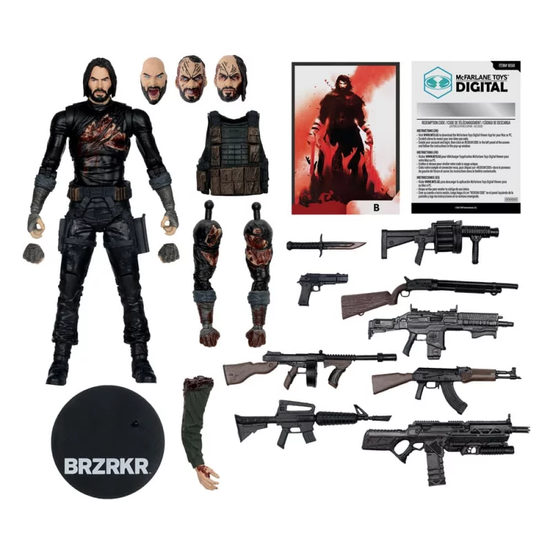 DC Direct McFarlane Toys Digital figurine BRZRKR B 18 cm