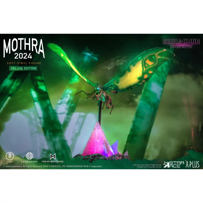Godzilla x Kong: The New Empire Mothra Deluxe Version Soft Vinyl Figurine 30cm