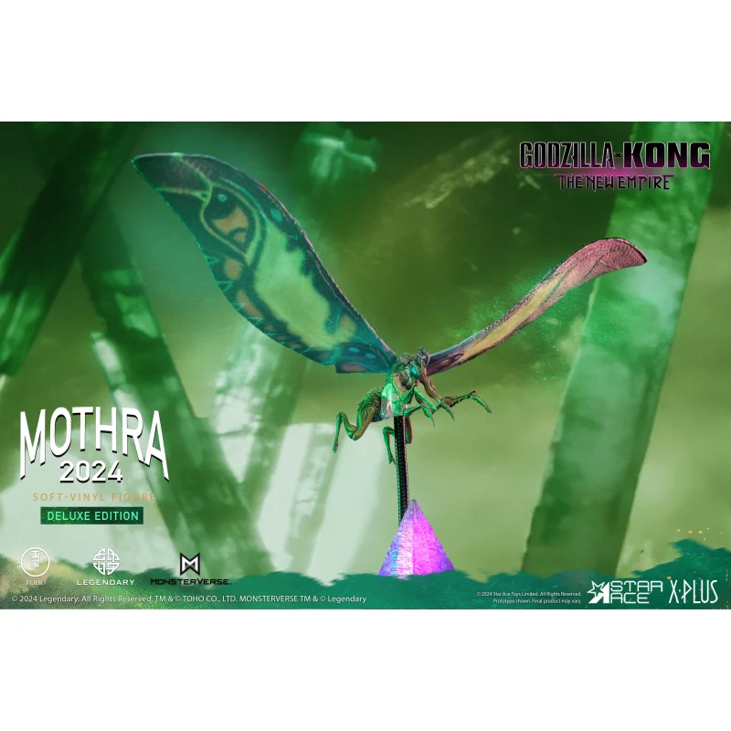 Godzilla x Kong: The New Empire Mothra Deluxe Version Soft Vinyl Figurine 30cm
