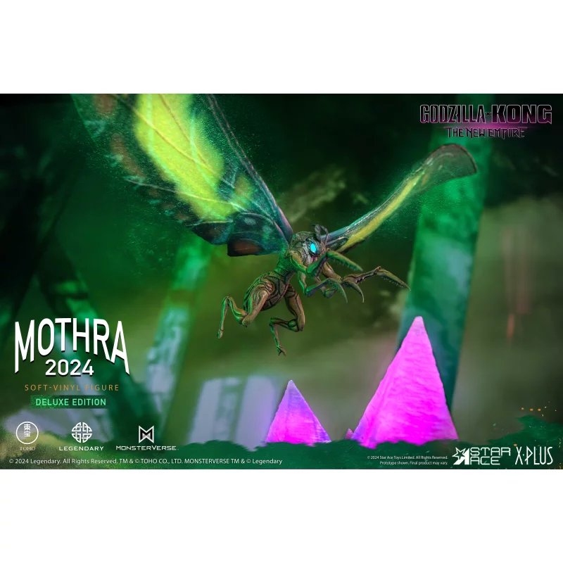 Godzilla x Kong: The New Empire Mothra Deluxe Version Soft Vinyl Figurine 30cm