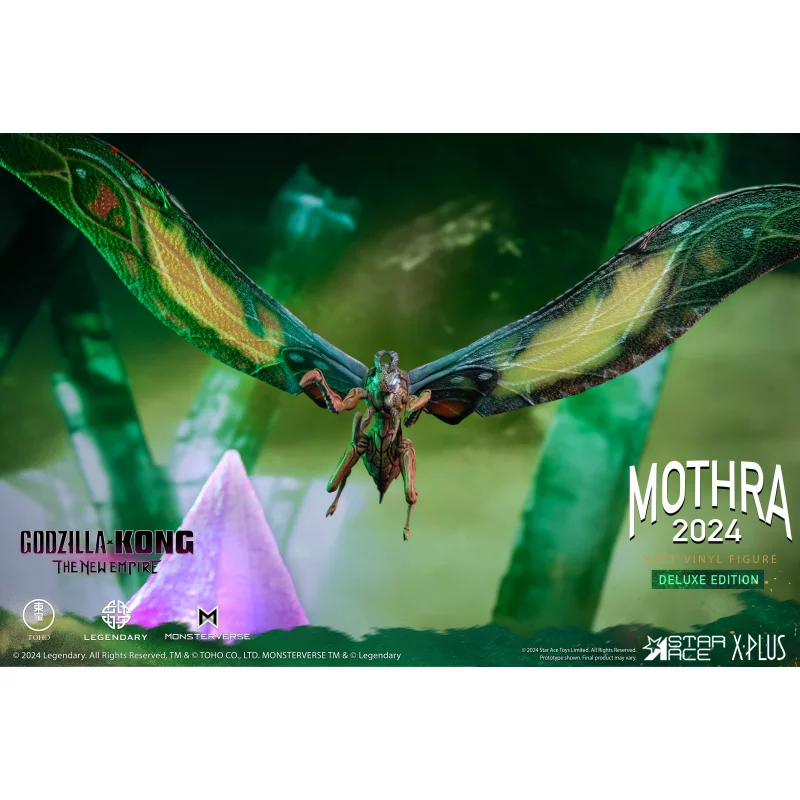 Godzilla x Kong: The New Empire Mothra Deluxe Version Soft Vinyl Figurine 30cm