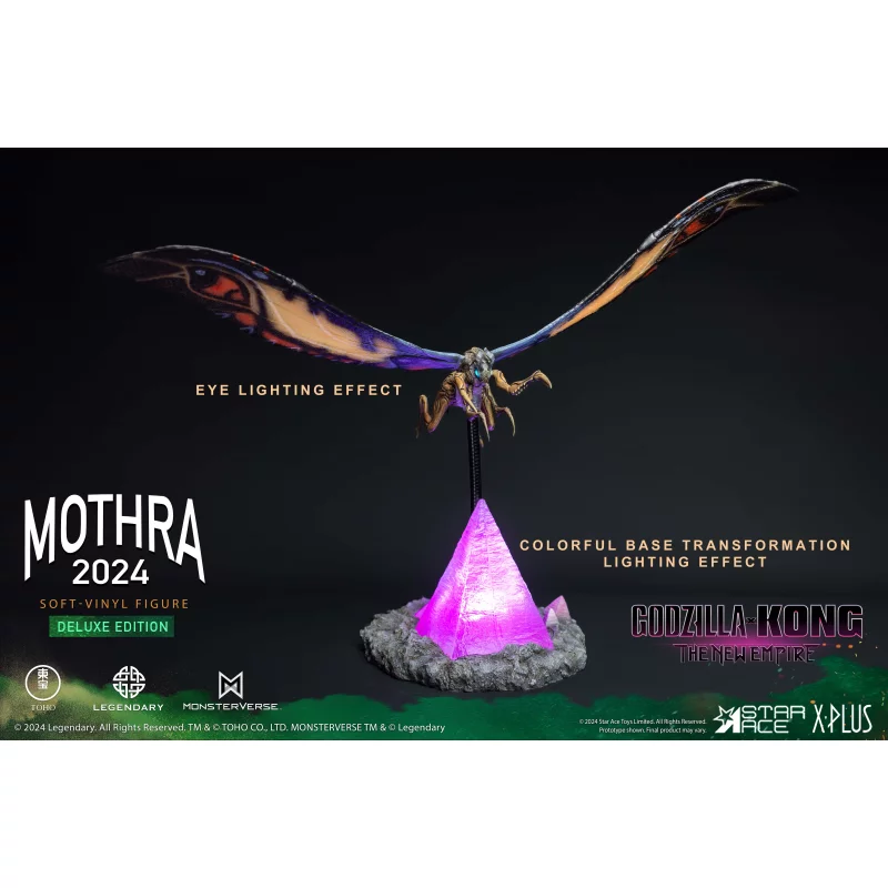 Godzilla x Kong: The New Empire Mothra Deluxe Version Soft Vinyl Figurine 30cm