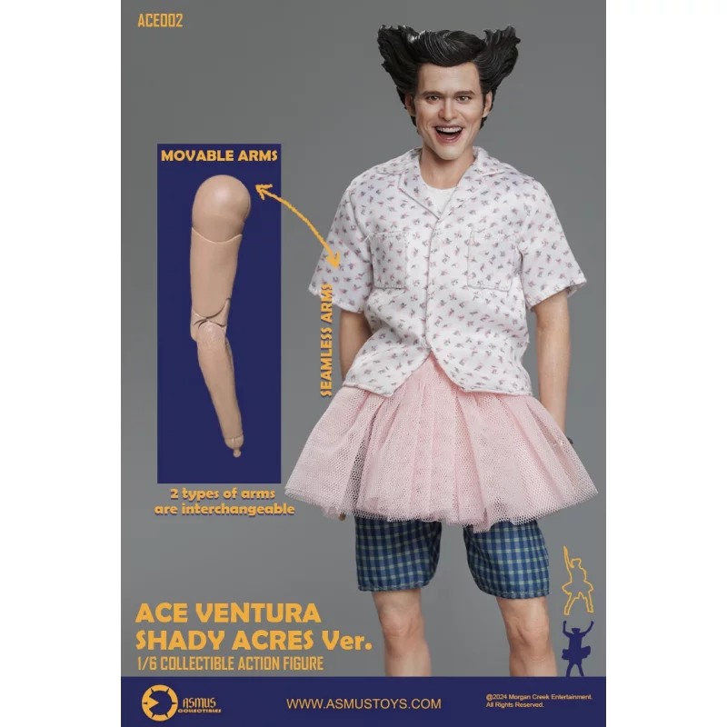 Ace Ventura The Pet Detective Shady Acre Edition Jim Carrey Collectible Action Figurine 1/6 ACE02 ASMUS TOYS