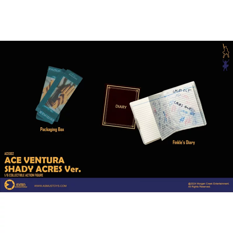 Ace Ventura The Pet Detective Shady Acre Edition Jim Carrey Collectible Action Figurine 1/6 ACE02 ASMUS TOYS