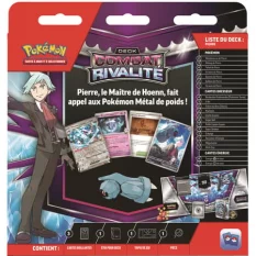 Pokémon TCG Deck Combat Rivalité set Pierre et Rosemary *Français*