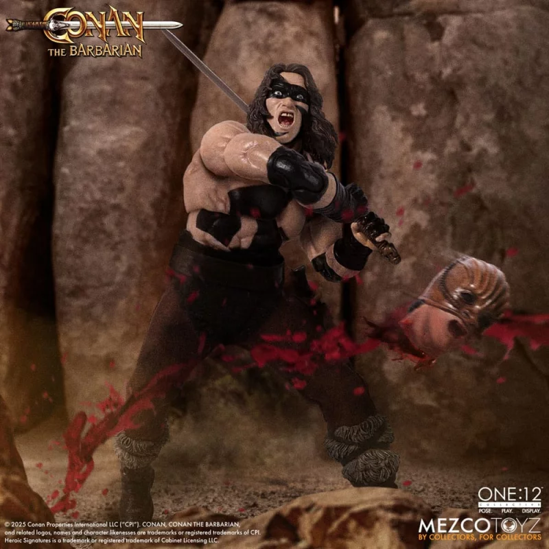 Conan The Barbarian 1982 Action Figure 1/12 Conan War Paint Edition One 12 Collective 16cm