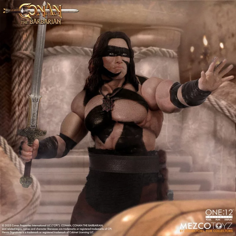 Conan The Barbarian 1982 Action Figure 1/12 Conan War Paint Edition One 12 Collective 16cm