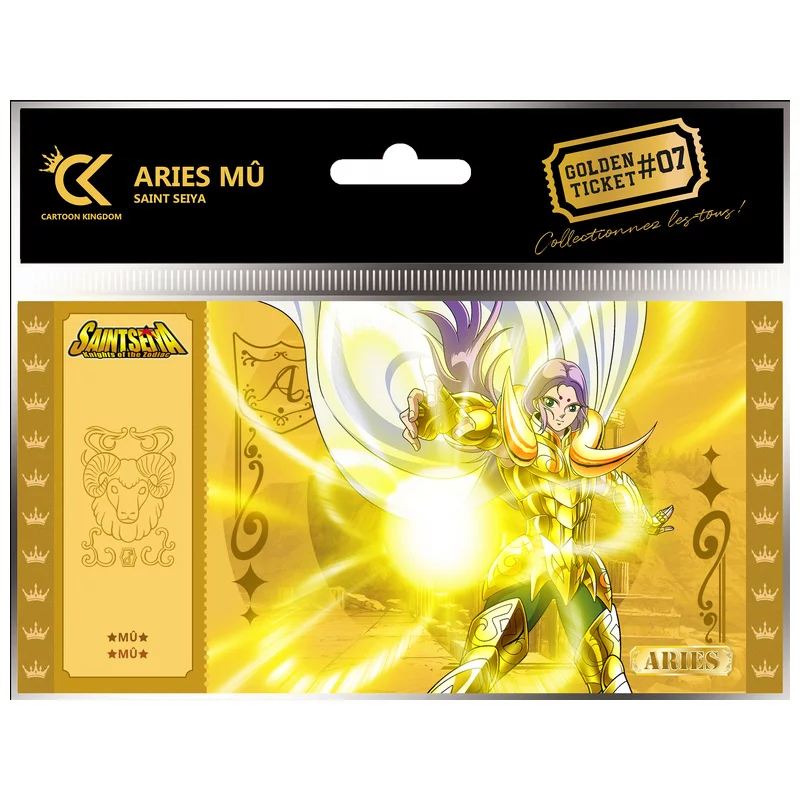Saint Seiya Set of 12 Golden Tickets