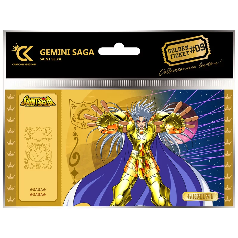 Saint Seiya Set of 12 Golden Tickets