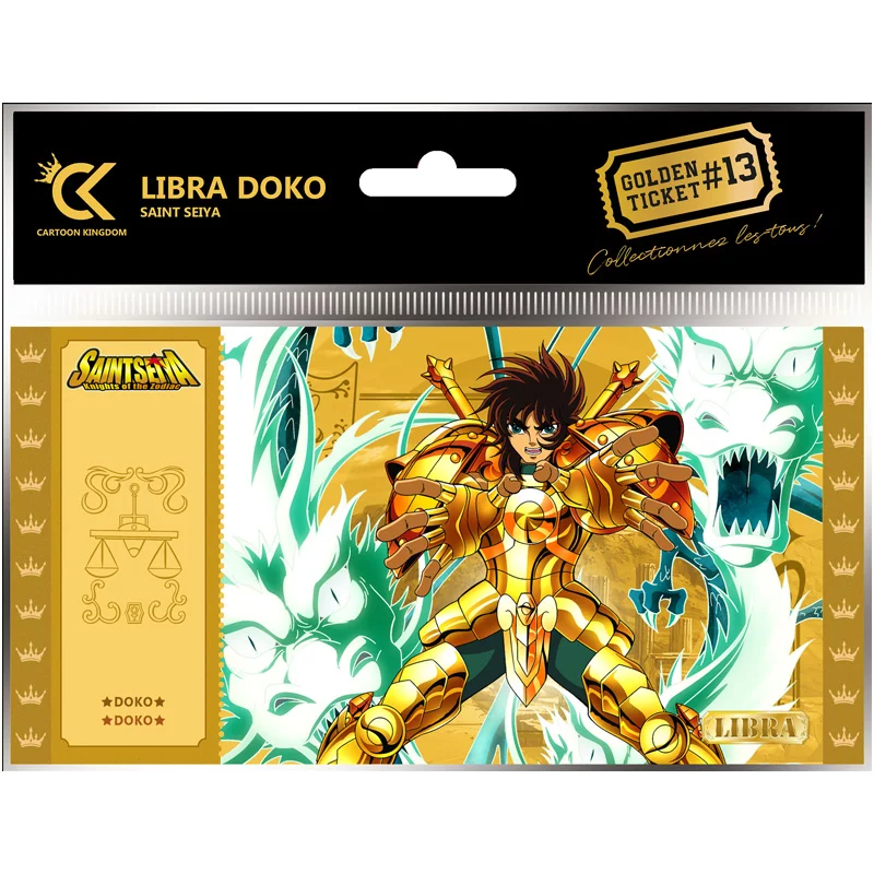 Saint Seiya Set of 12 Golden Tickets
