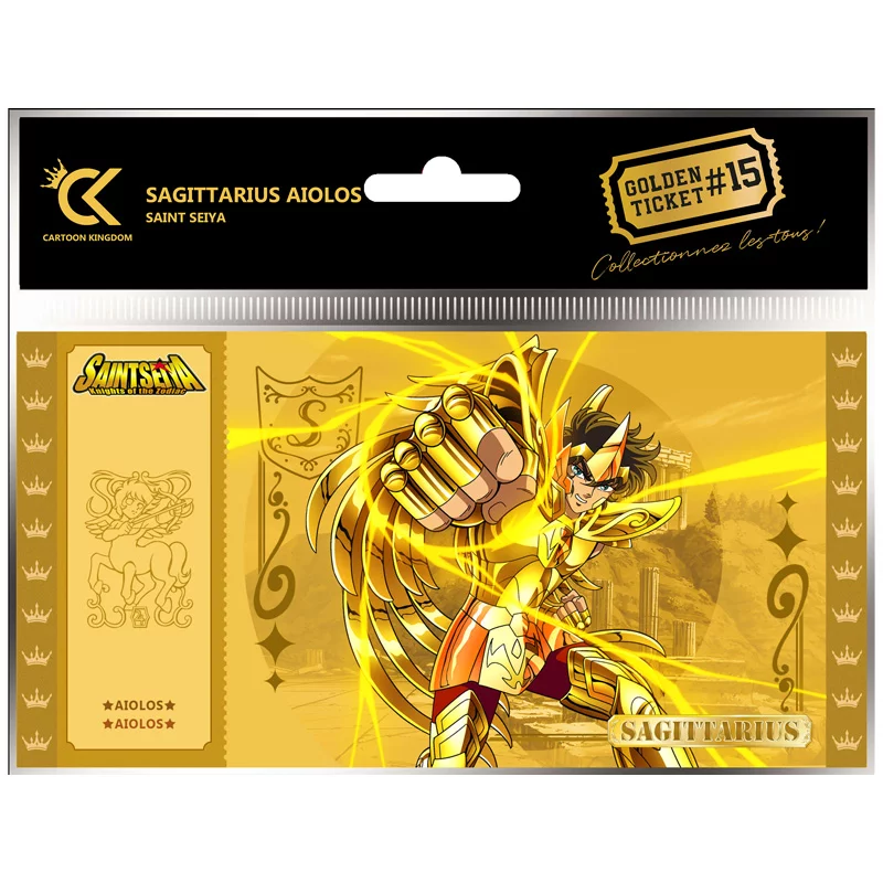 Saint Seiya Set of 12 Golden Tickets
