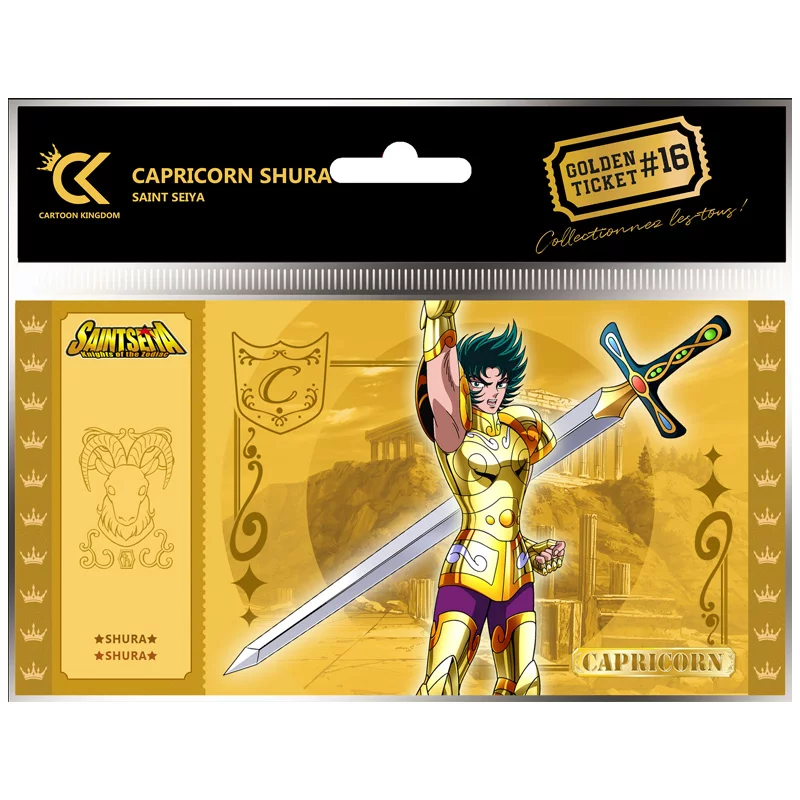 Saint Seiya Set of 12 Golden Tickets