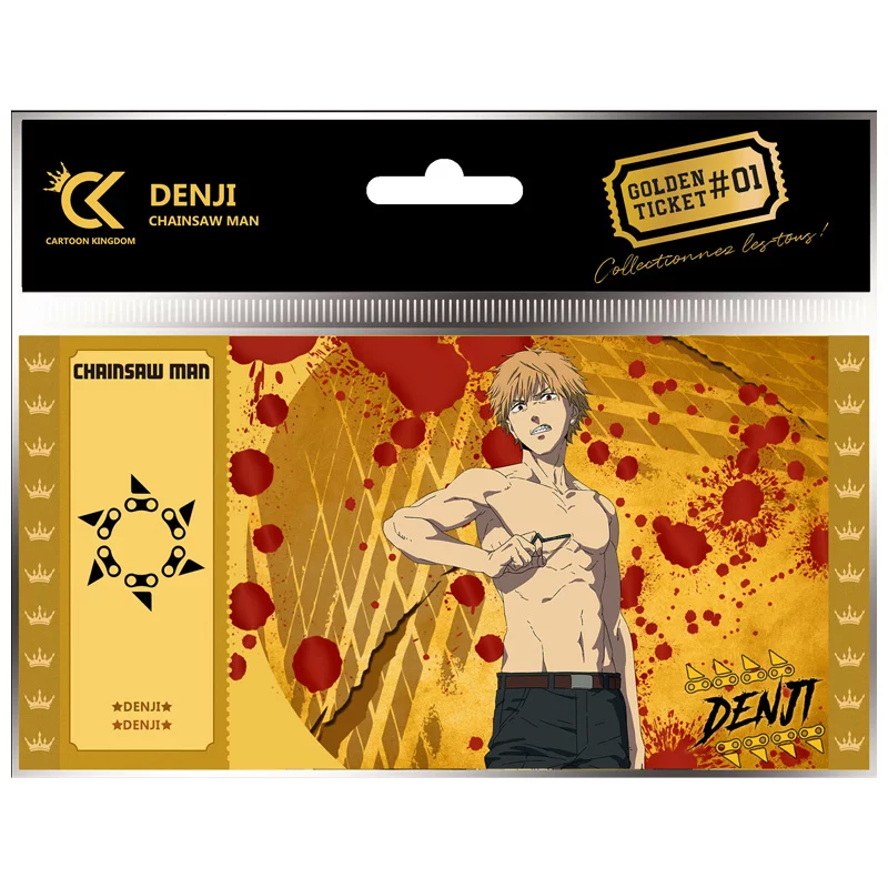Chainsaw Man Set de 6 Golden Tickets