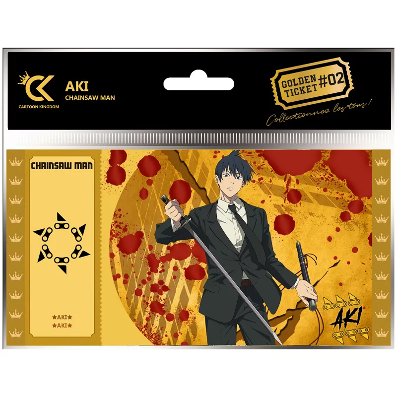 Chainsaw Man Set de 6 Golden Tickets