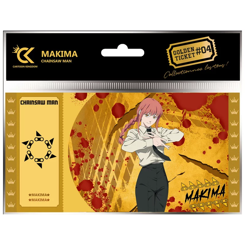 Chainsaw Man Set de 6 Golden Tickets