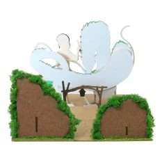 Le Voyage de Chihiro Ghibli Diorama Papier Haku dragon & Chihiro
