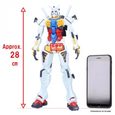 Gundam Mobile Suit Gundam GQUUUUUUX Figurine Genkai Toppa White 28cm