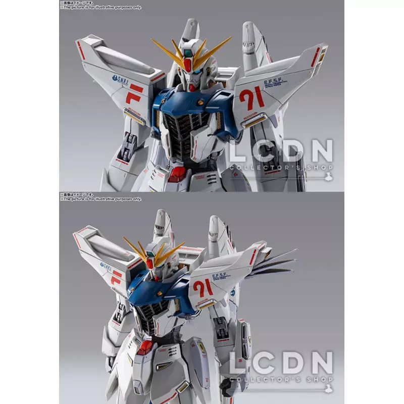 Metal Build Gundam F91 Chronicle White Vers. Action Figure 18cm