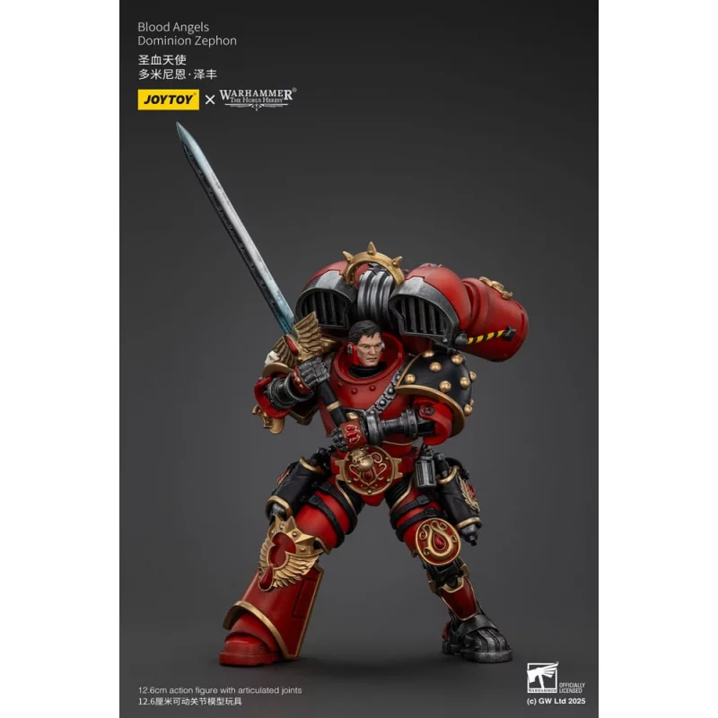 Warhammer The Horus Heresy Action Figure Blood Angels Dominion Zephon 13cm