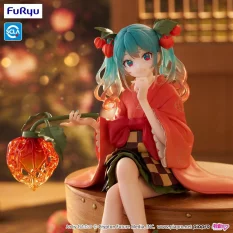 Hatsune Miku Figure Noodle Stopper Flower Fairy Winter Cherry 15cm