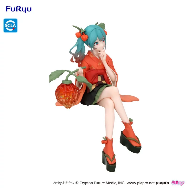 Hatsune Miku Figure Noodle Stopper Flower Fairy Winter Cherry 15cm