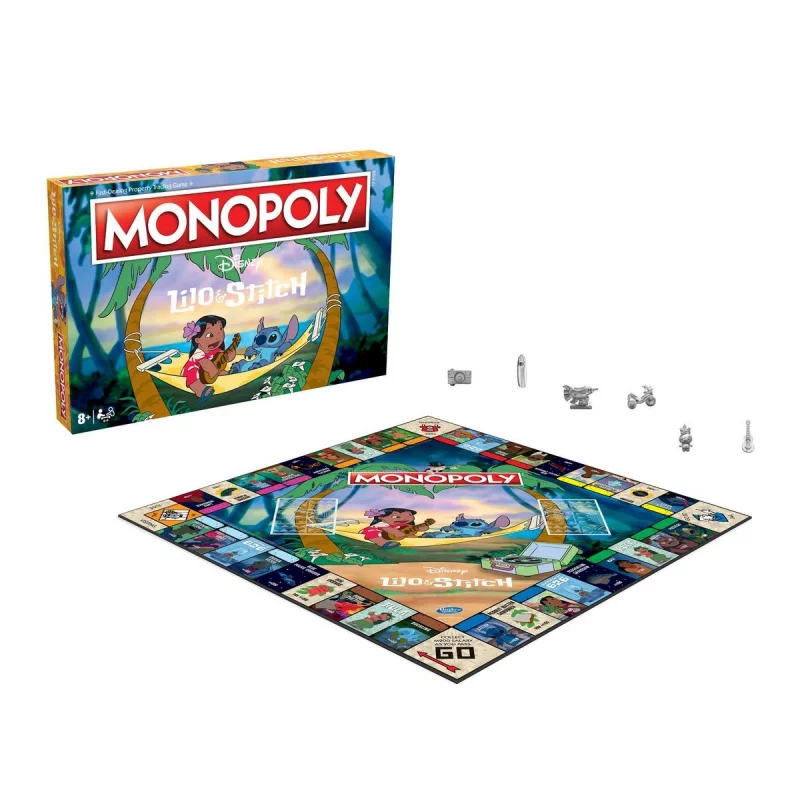 Monopoly Lilo &amp; Stitch Jeu de Société *Français*