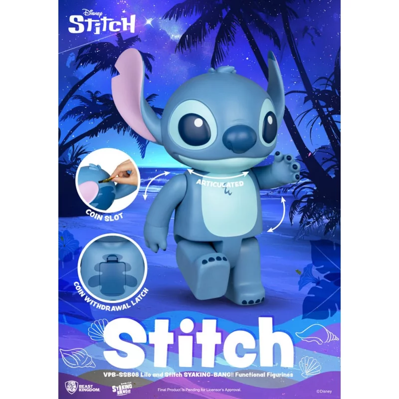 Lilo &amp; Stitch Syaking Bang Figurine Tirelire Stitch 30cm