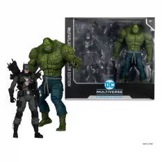 DC Multiverse McFarlane Collector Edition pack 2 Action Figurines 03 Batman (The Grim Knight) vs. Killer Croc 18 cm