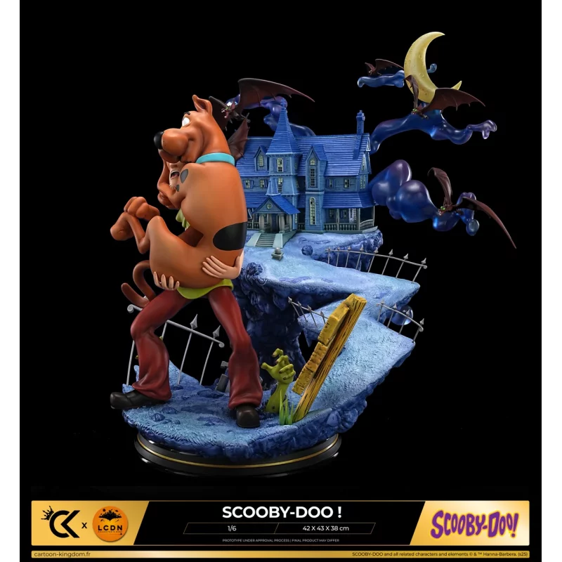 Scooby-Doo Statue Diorama 1/6 Sammy &amp; Scooby 42cm