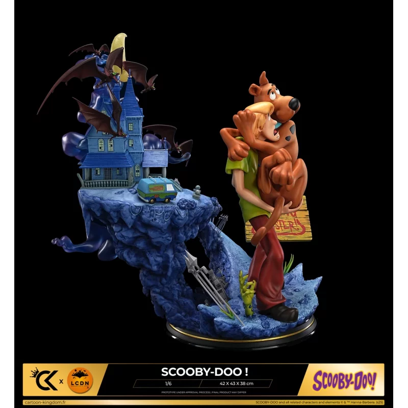 Scooby-Doo Statue Diorama 1/6 Sammy &amp; Scooby 42cm