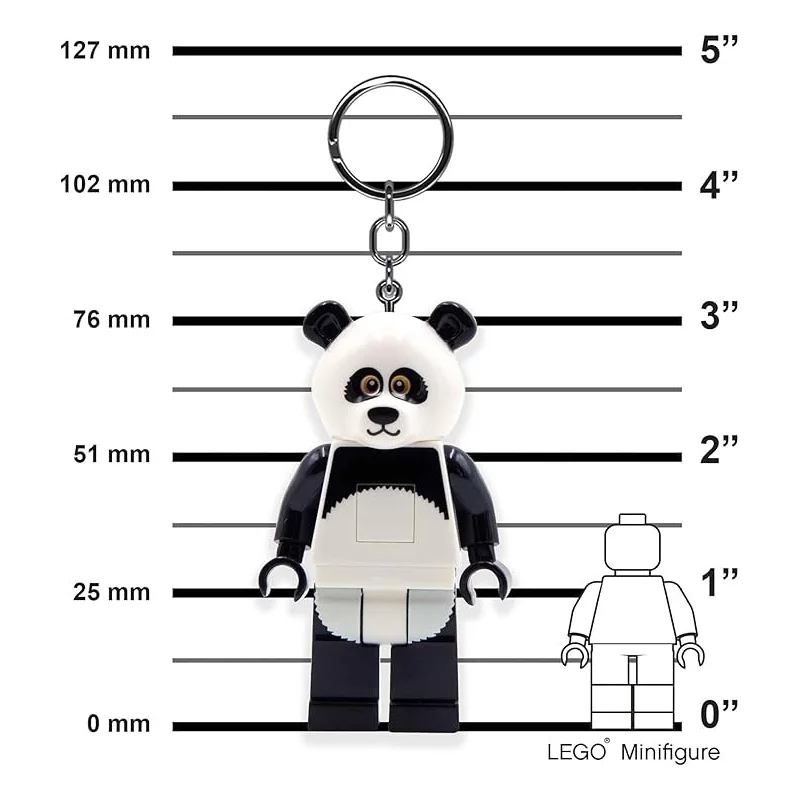 LEGO Minifigures Illuminated Key Chain Panda Guy 8cm
