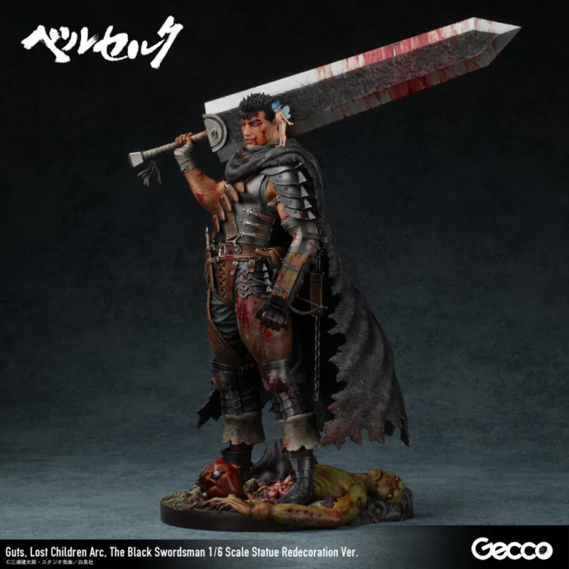 Berserk Guts Lost Children Arc The Black Swordsman Statue Redecoration Ver. 1/6 38cm