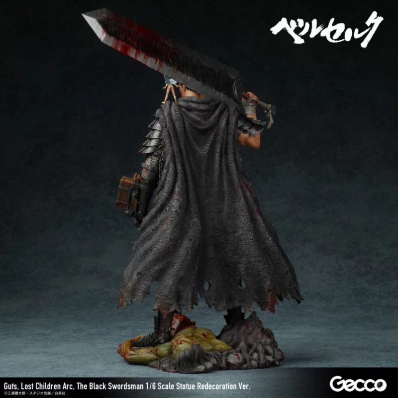 Berserk Guts Lost Children Arc The Black Swordsman Statue Redecoration Ver. 1/6 38cm