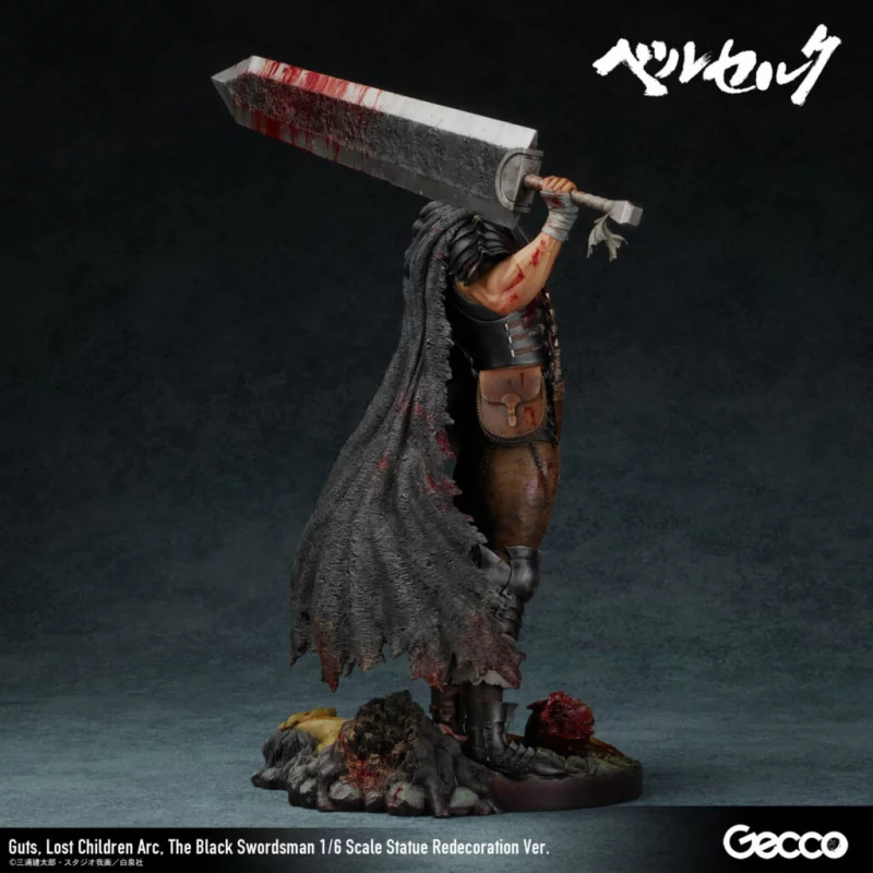 Berserk Guts Lost Children Arc The Black Swordsman Statue Redecoration Ver. 1/6 38cm