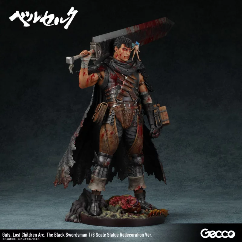 Berserk Guts Lost Children Arc The Black Swordsman Statue Redecoration Ver. 1/6 38cm