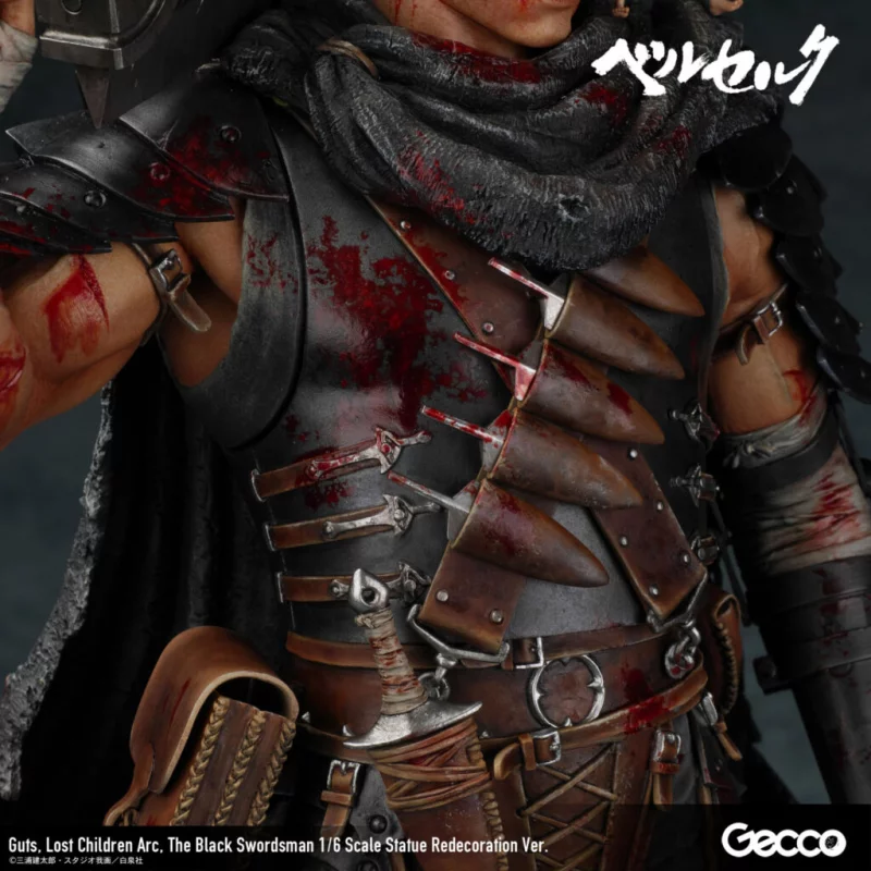 Berserk Guts Lost Children Arc The Black Swordsman Statue Redecoration Ver. 1/6 38cm