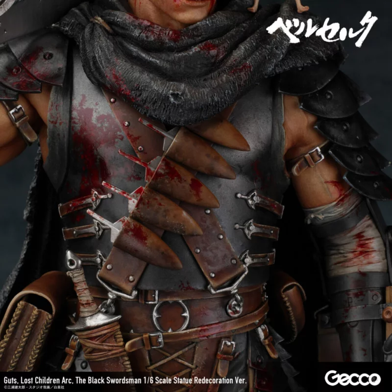 Berserk Guts Lost Children Arc The Black Swordsman Statue Redecoration Ver. 1/6 38cm