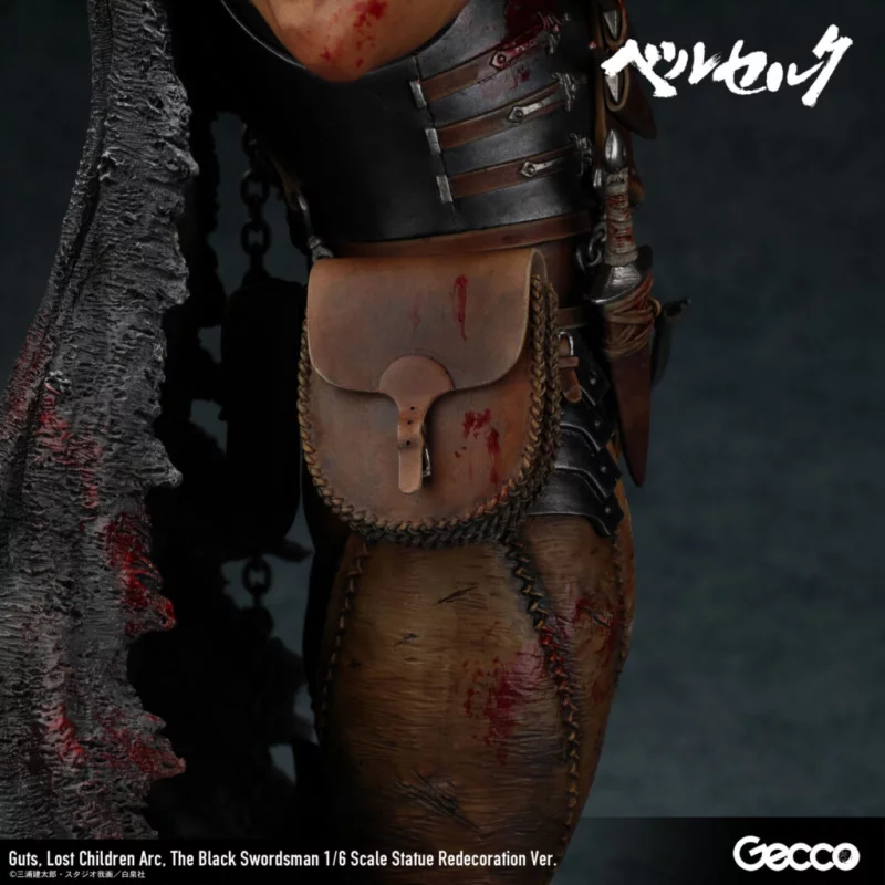 Berserk Guts Lost Children Arc The Black Swordsman Statue Redecoration Ver. 1/6 38cm