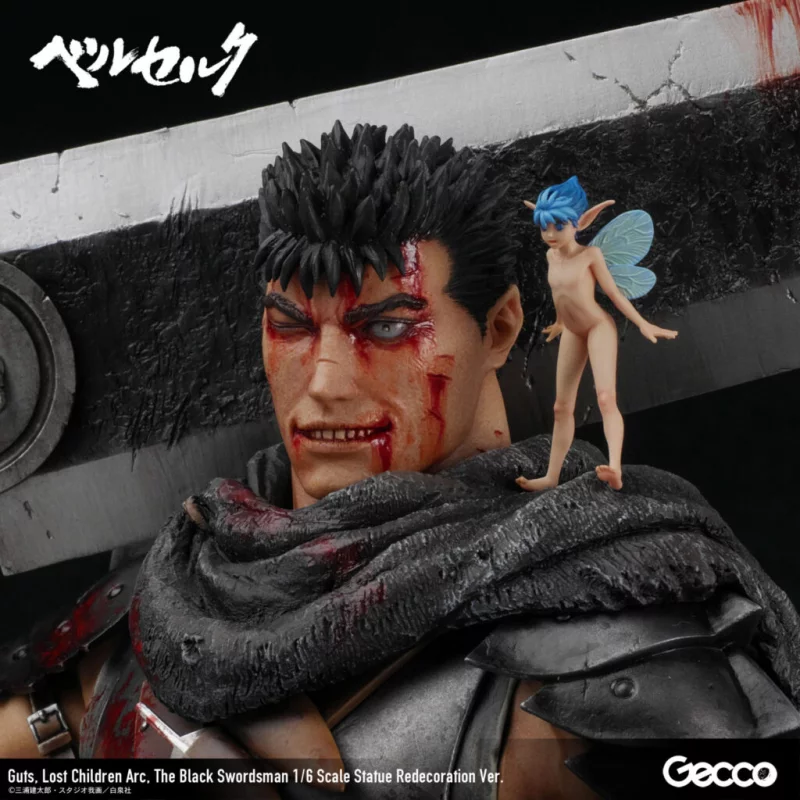 Berserk Guts Lost Children Arc The Black Swordsman Statue Redecoration Ver. 1/6 38cm