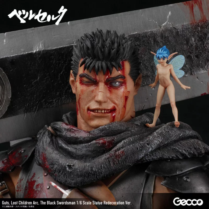 Berserk Guts Lost Children Arc The Black Swordsman Statue Redecoration Ver. 1/6 38cm