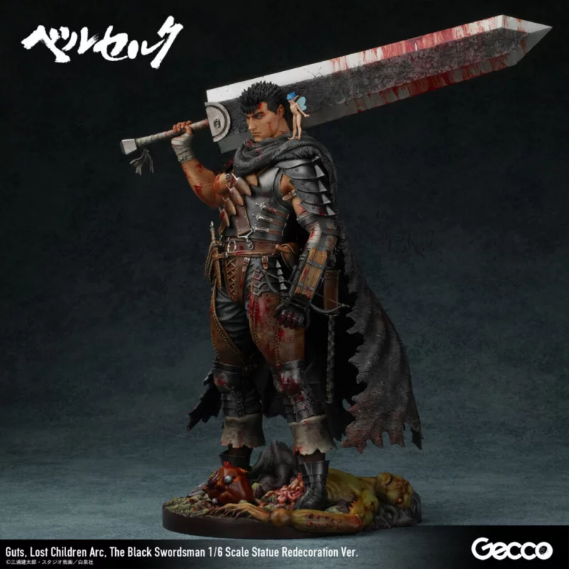 Berserk Guts Lost Children Arc The Black Swordsman Statue Redecoration Ver. 1/6 38cm