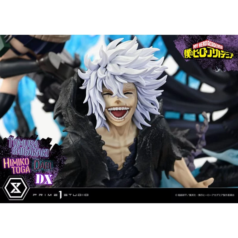 My Hero Academia Statue 1/4 Tomura Tomura Shigaraki, Dabi &amp; Himiko Toga Deluxe Bonus Version 69cm