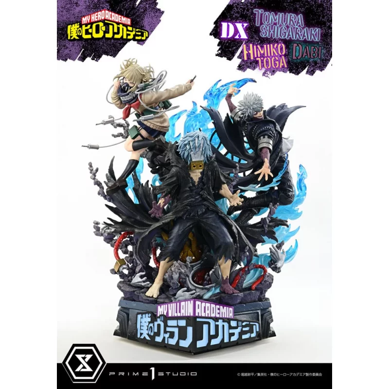 My Hero Academia Statue 1/4 Tomura Tomura Shigaraki, Dabi &amp; Himiko Toga Deluxe Bonus Version 69cm