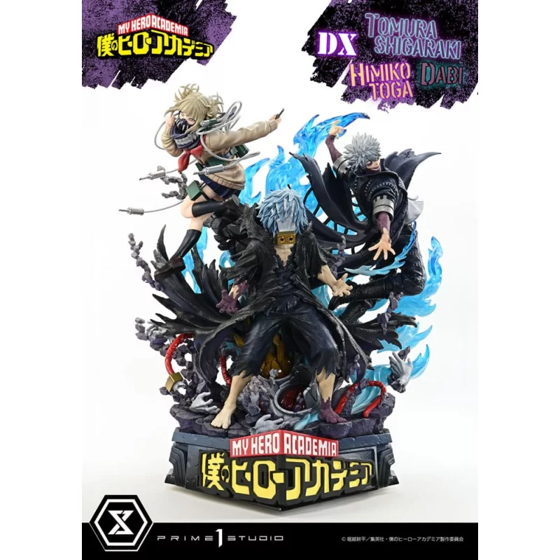 My Hero Academia Statue 1/4 Tomura Tomura Shigaraki, Dabi &amp; Himiko Toga Deluxe Bonus Version 69cm